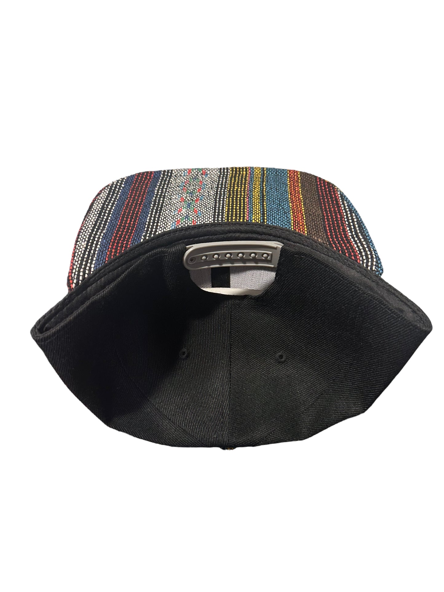 Serape brim black crown SnapBack hats