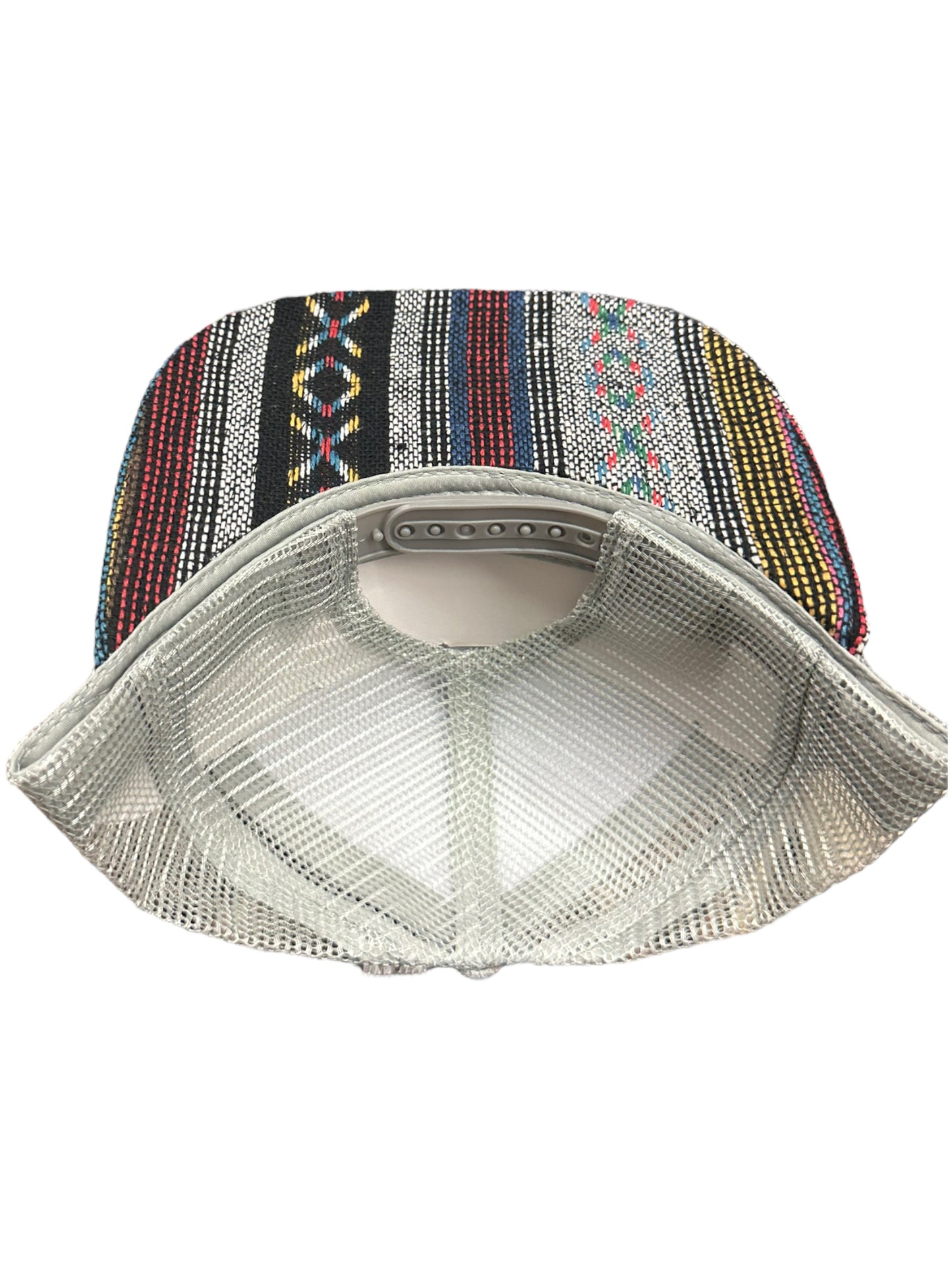 Serape brim grey crown SnapBack