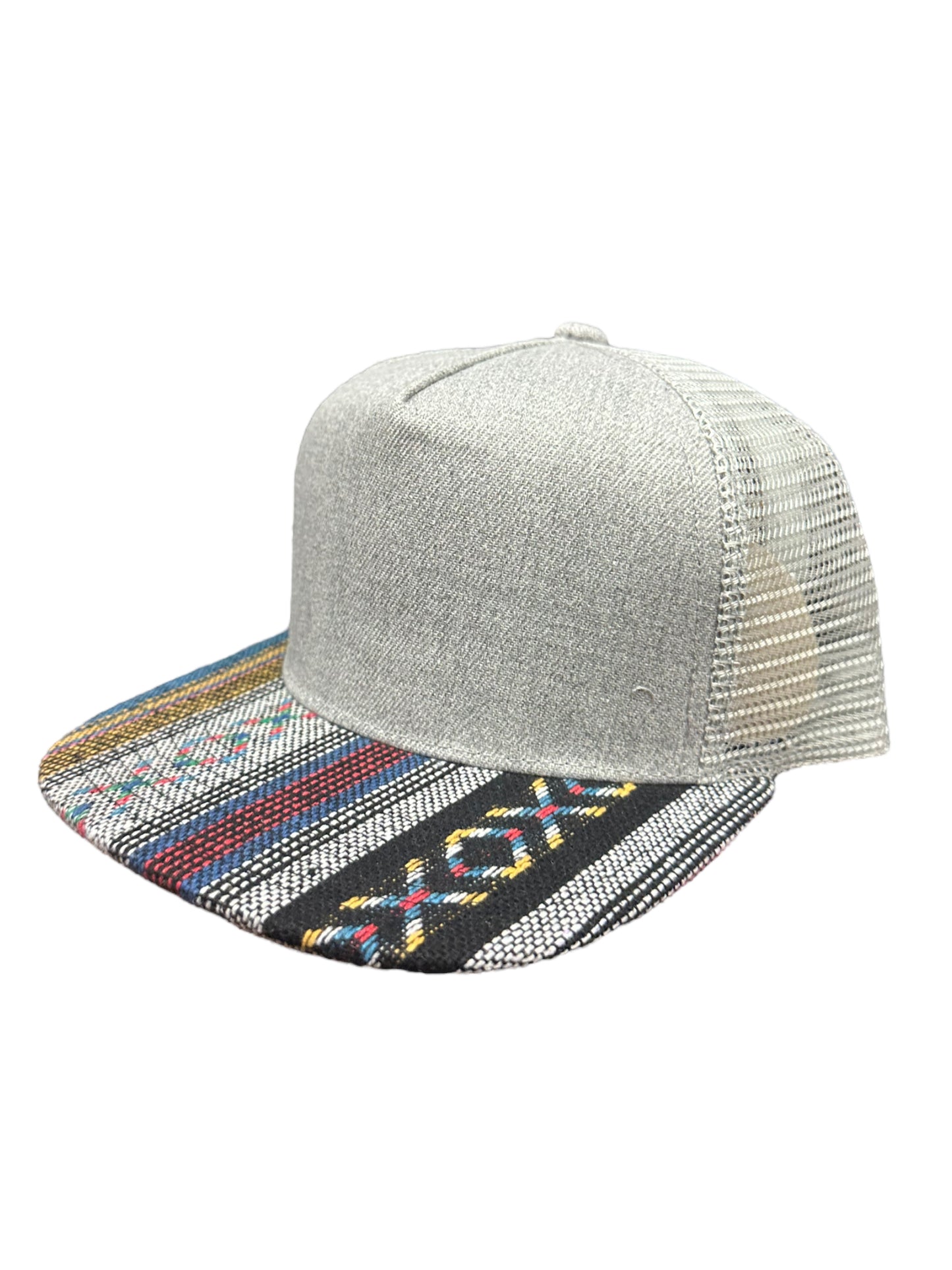 Serape brim grey crown SnapBack