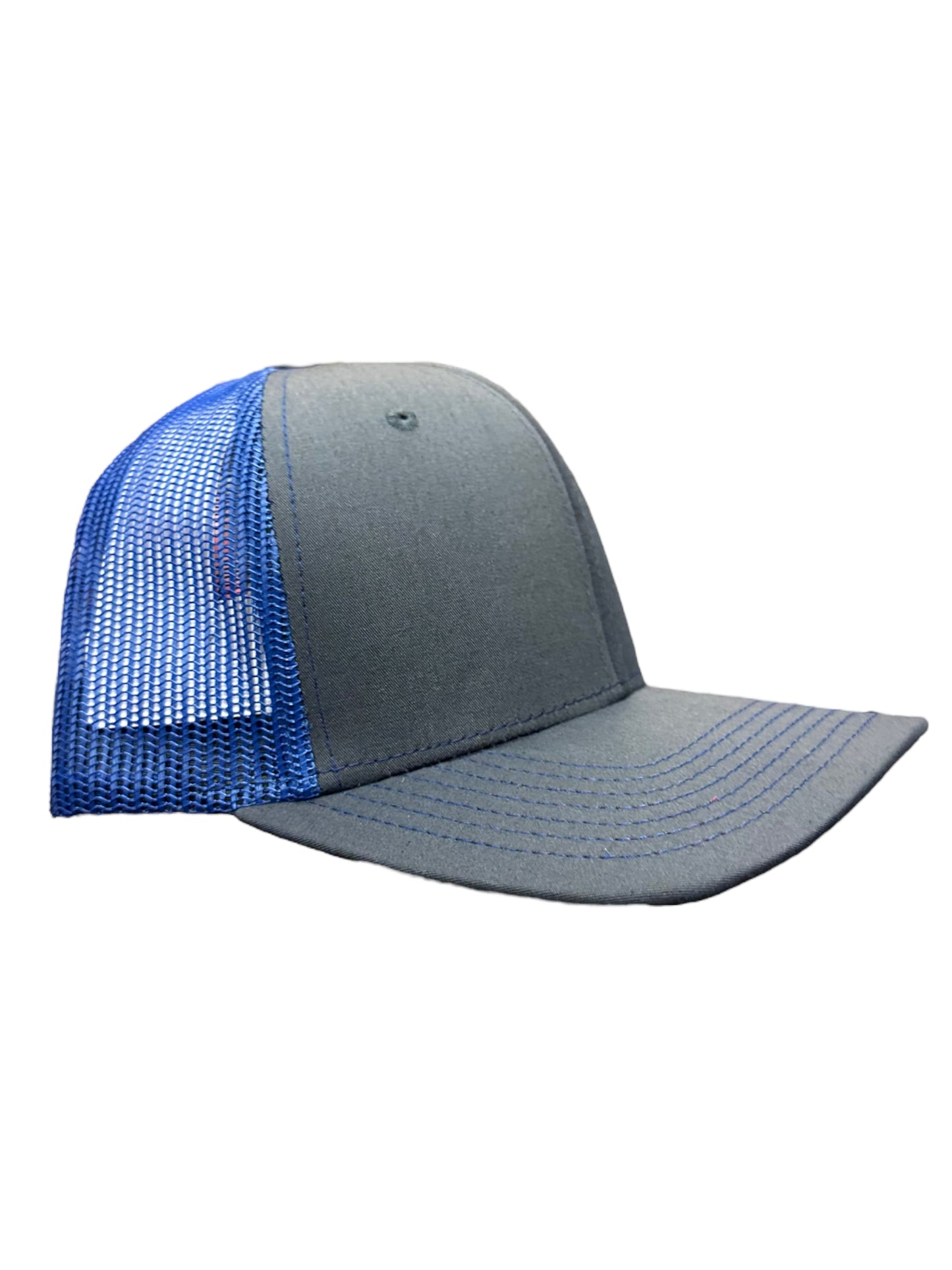 Grey and blue mesh trucker SnapBack hats