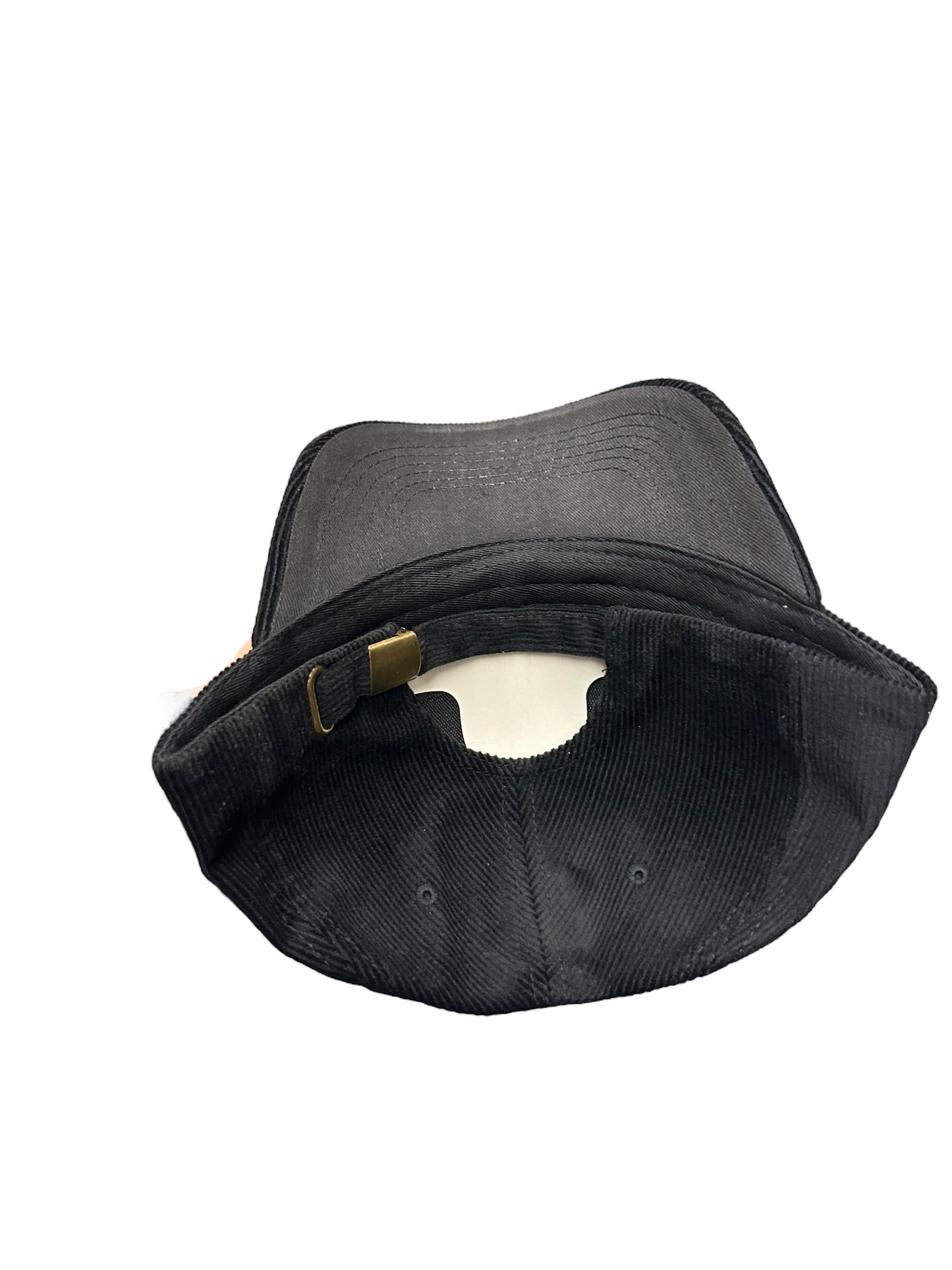 Corduroy black SnapBack hat