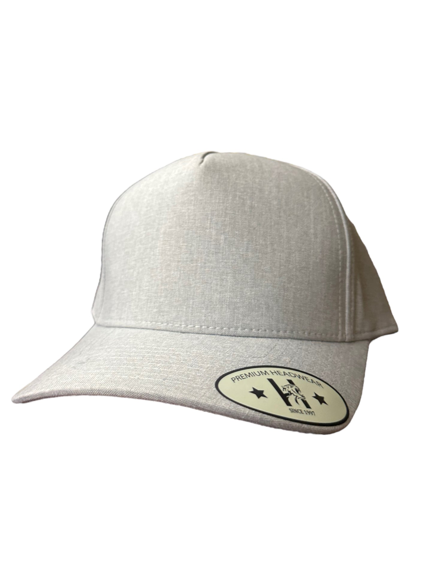 Light Grey soild A Frame SnapBack hat