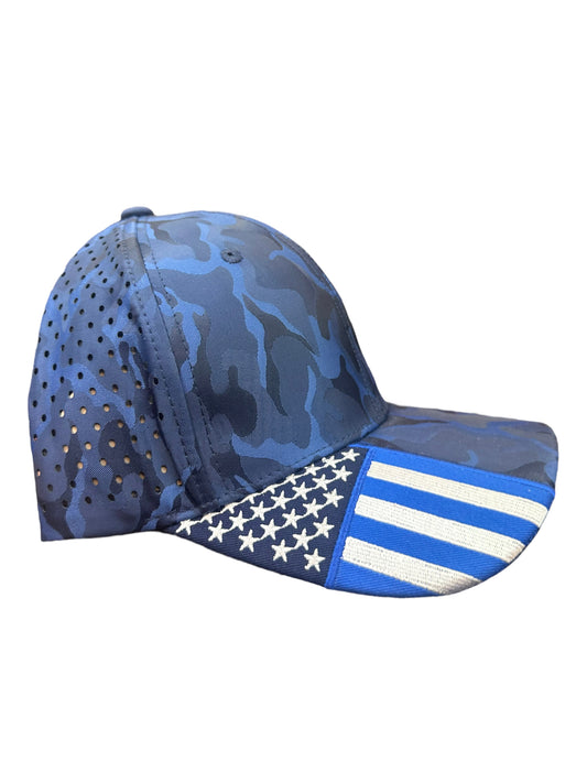 American Blue Camouflage SnapBack Curved bil