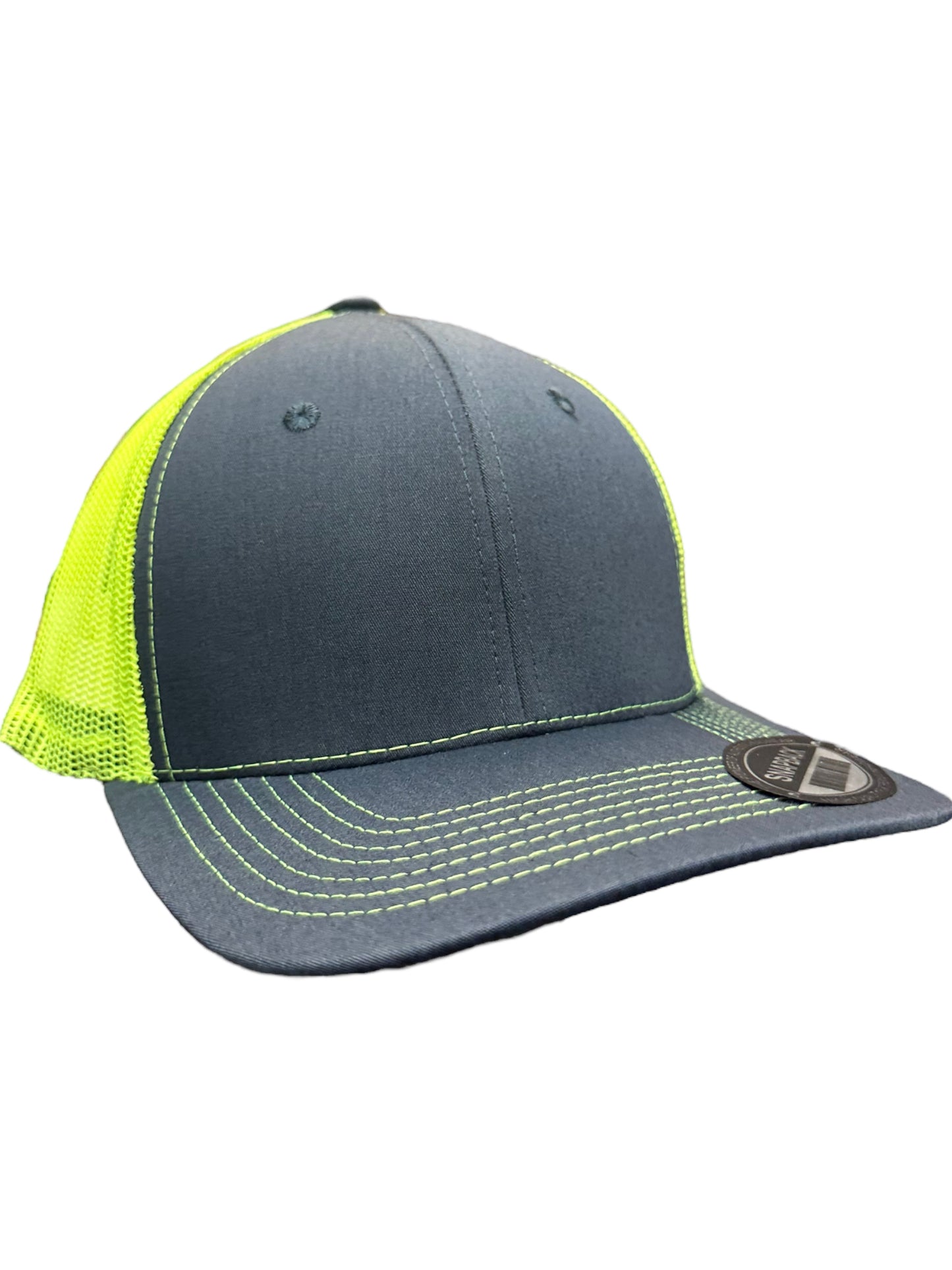 Grey and neon yellow SnapBack