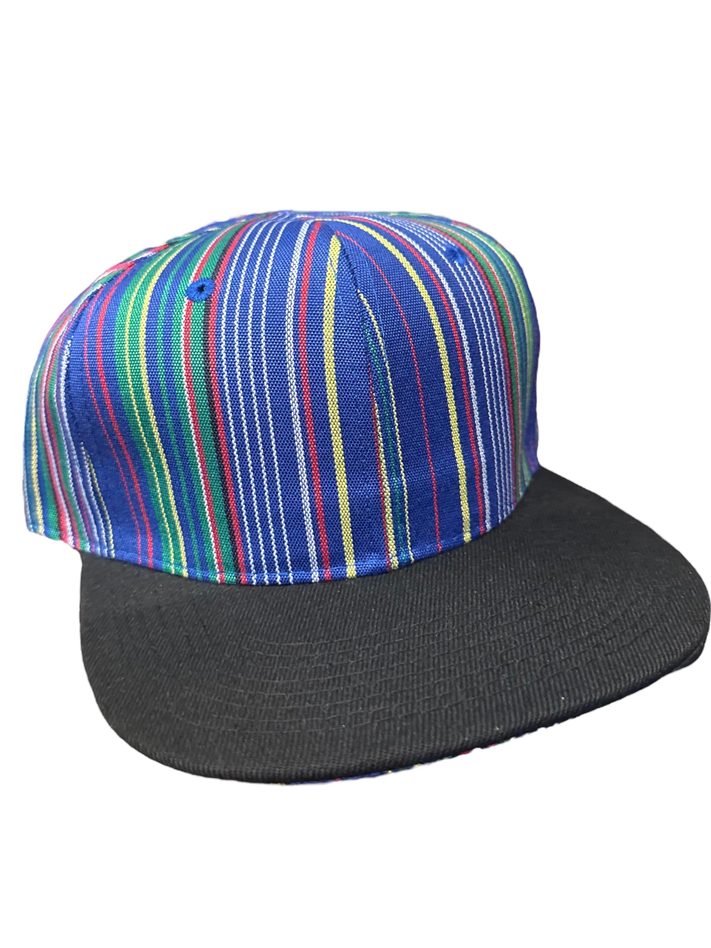 Serape Blue pin stripe SnapBack