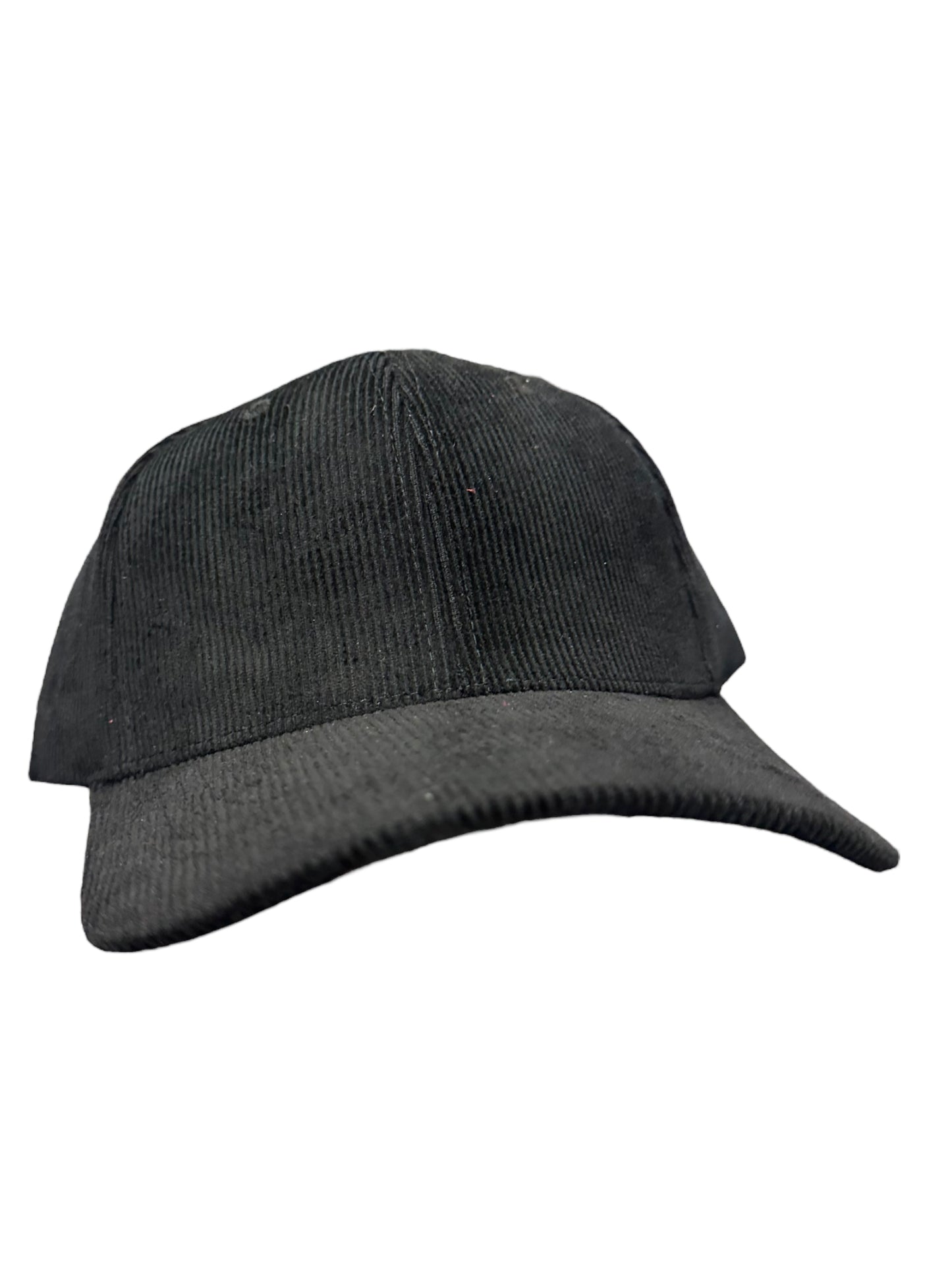Corduroy black SnapBack hat