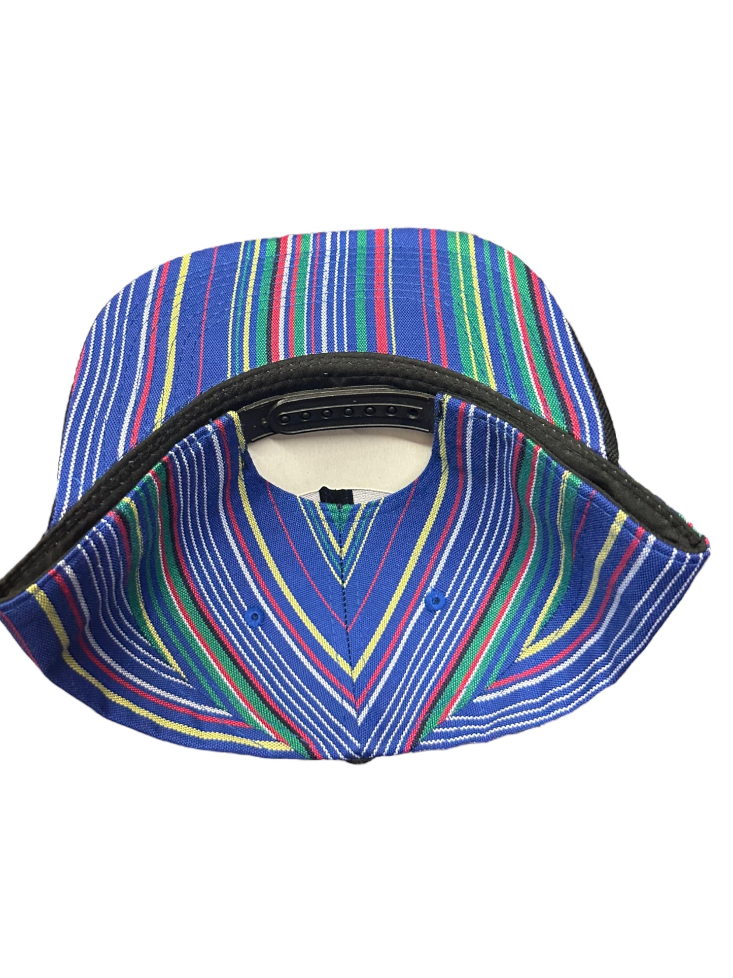 Serape Blue pin stripe SnapBack