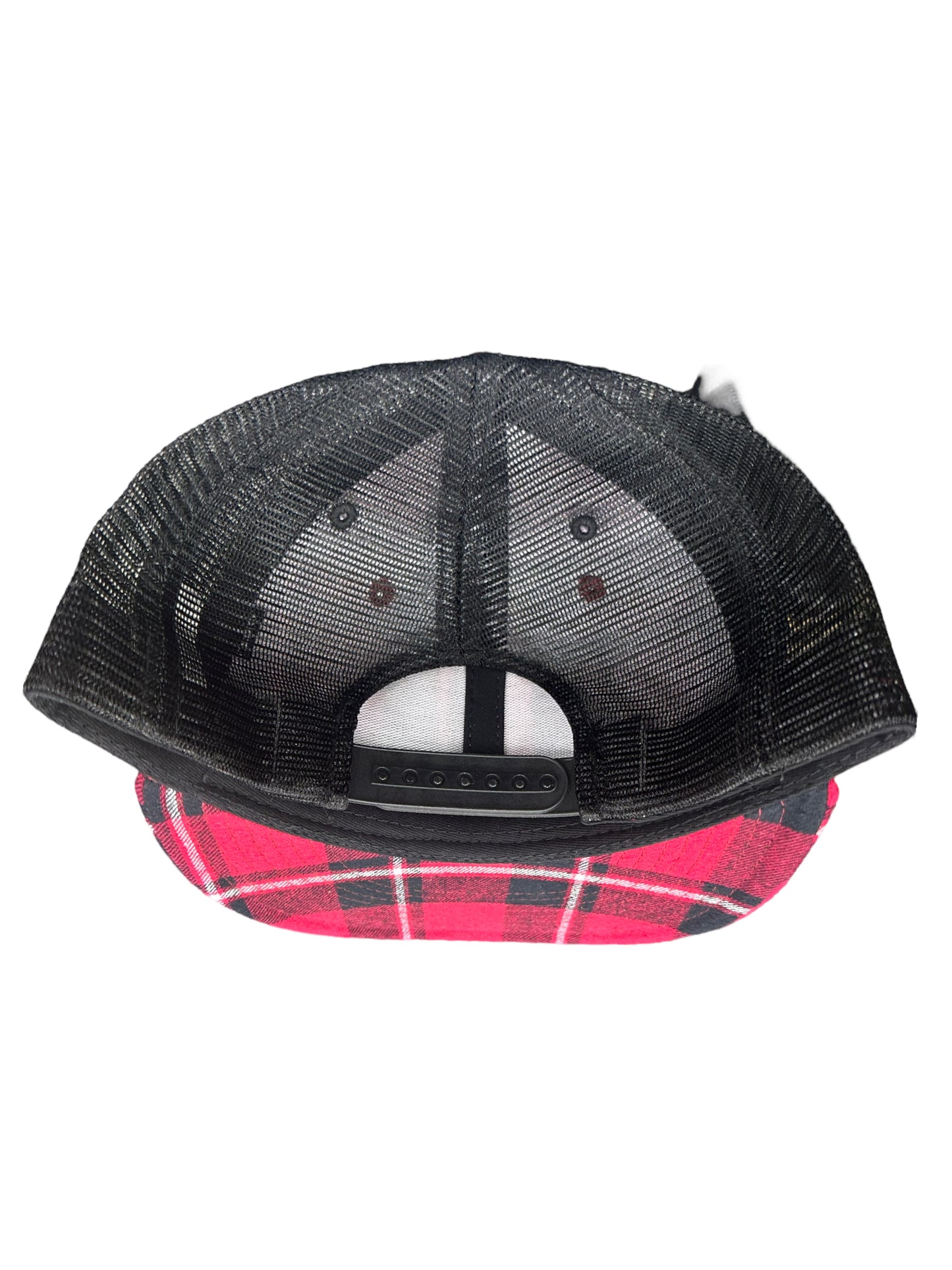 Plaid Red & Black SnapBack hats
