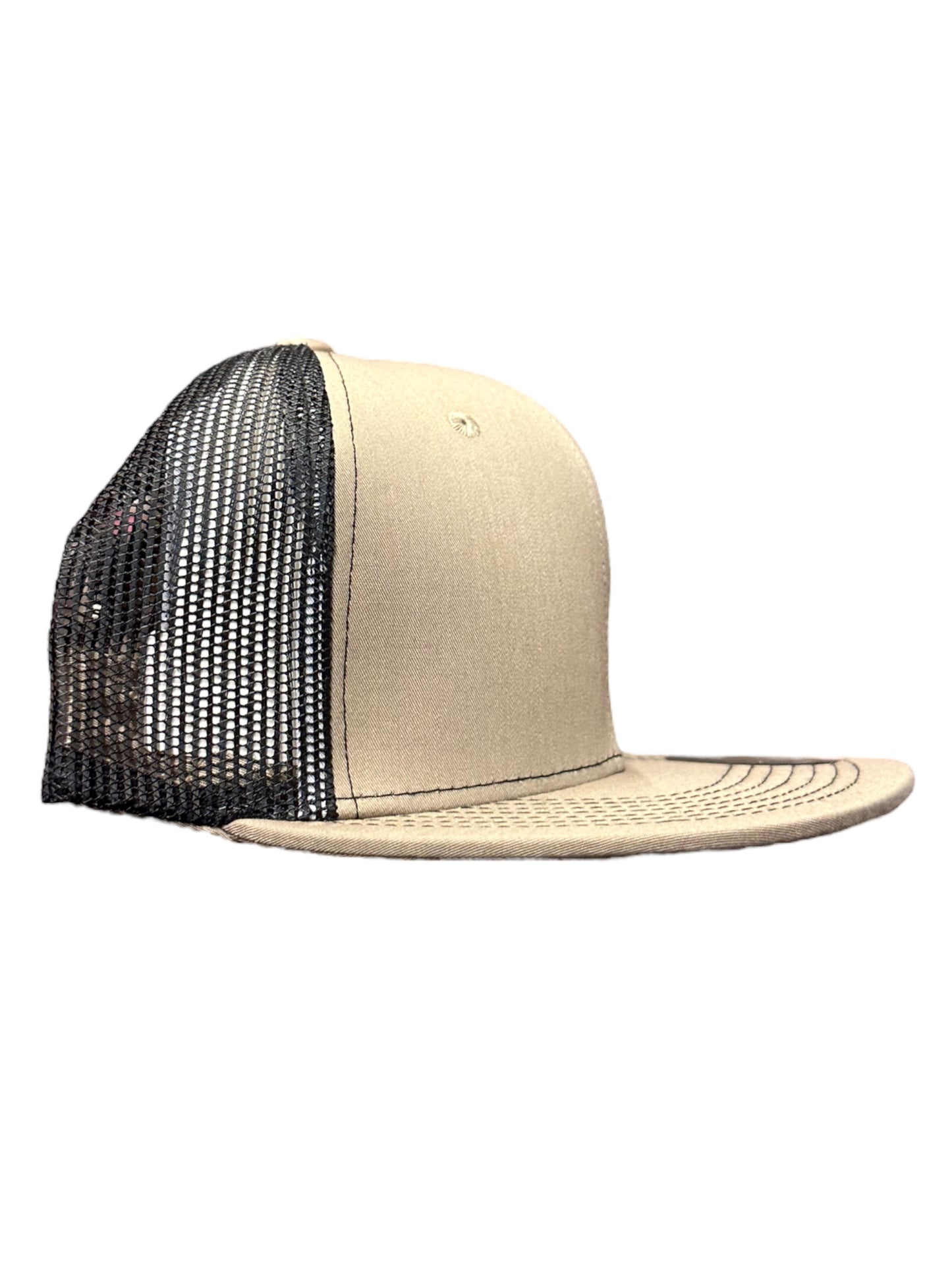 Tan and black SnapBack hat