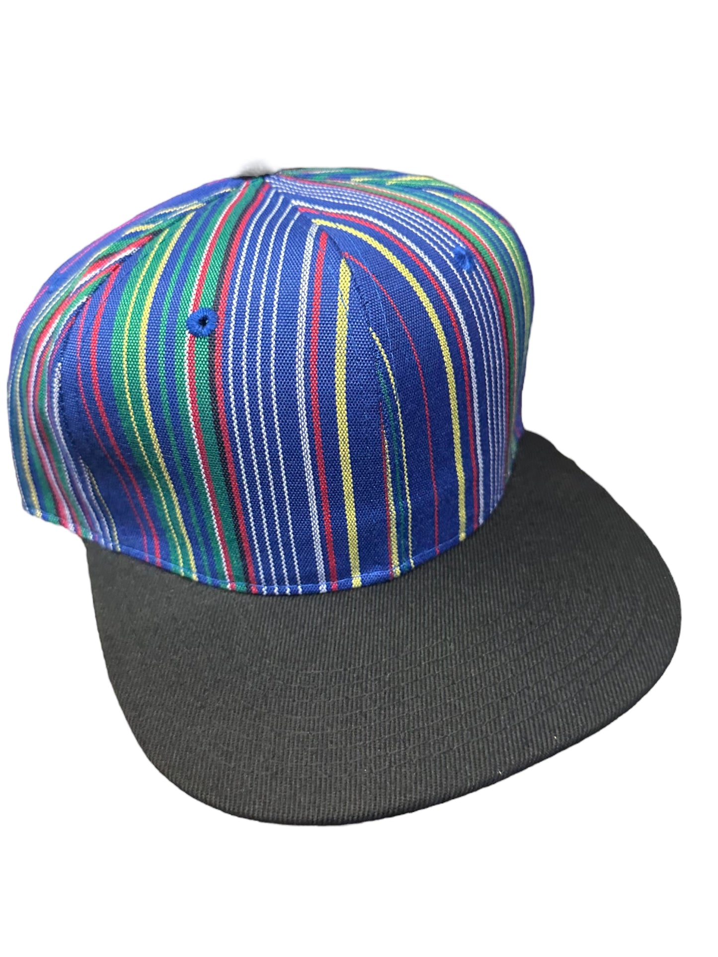 Serape Blue pin stripe SnapBack
