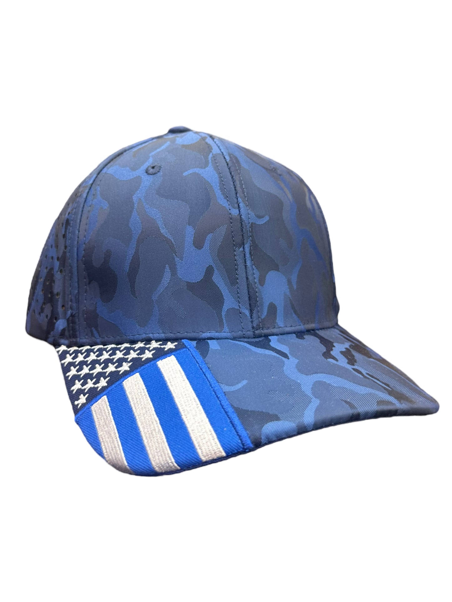 American Blue Camouflage SnapBack Curved bil