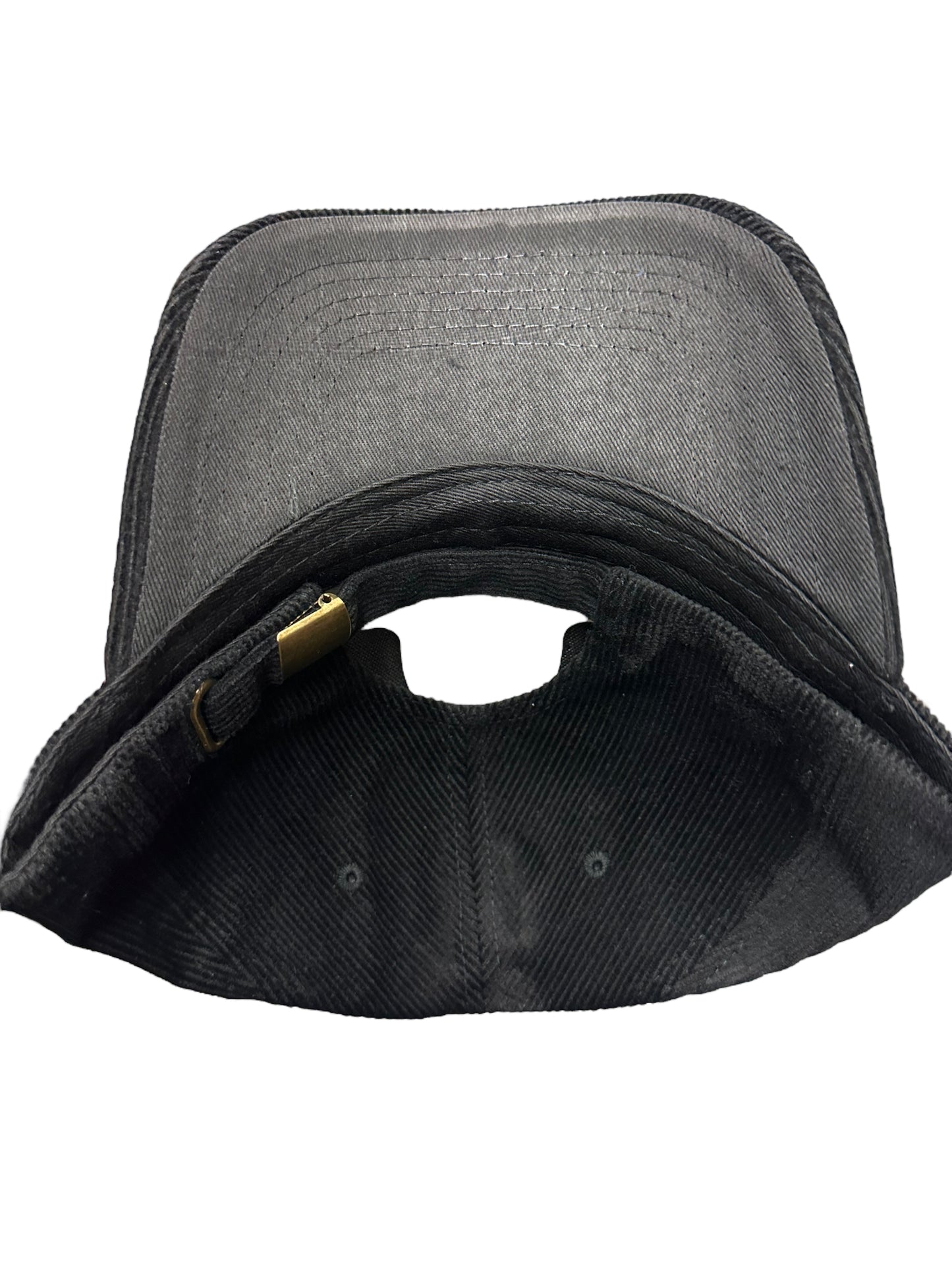 Corduroy black SnapBack hat