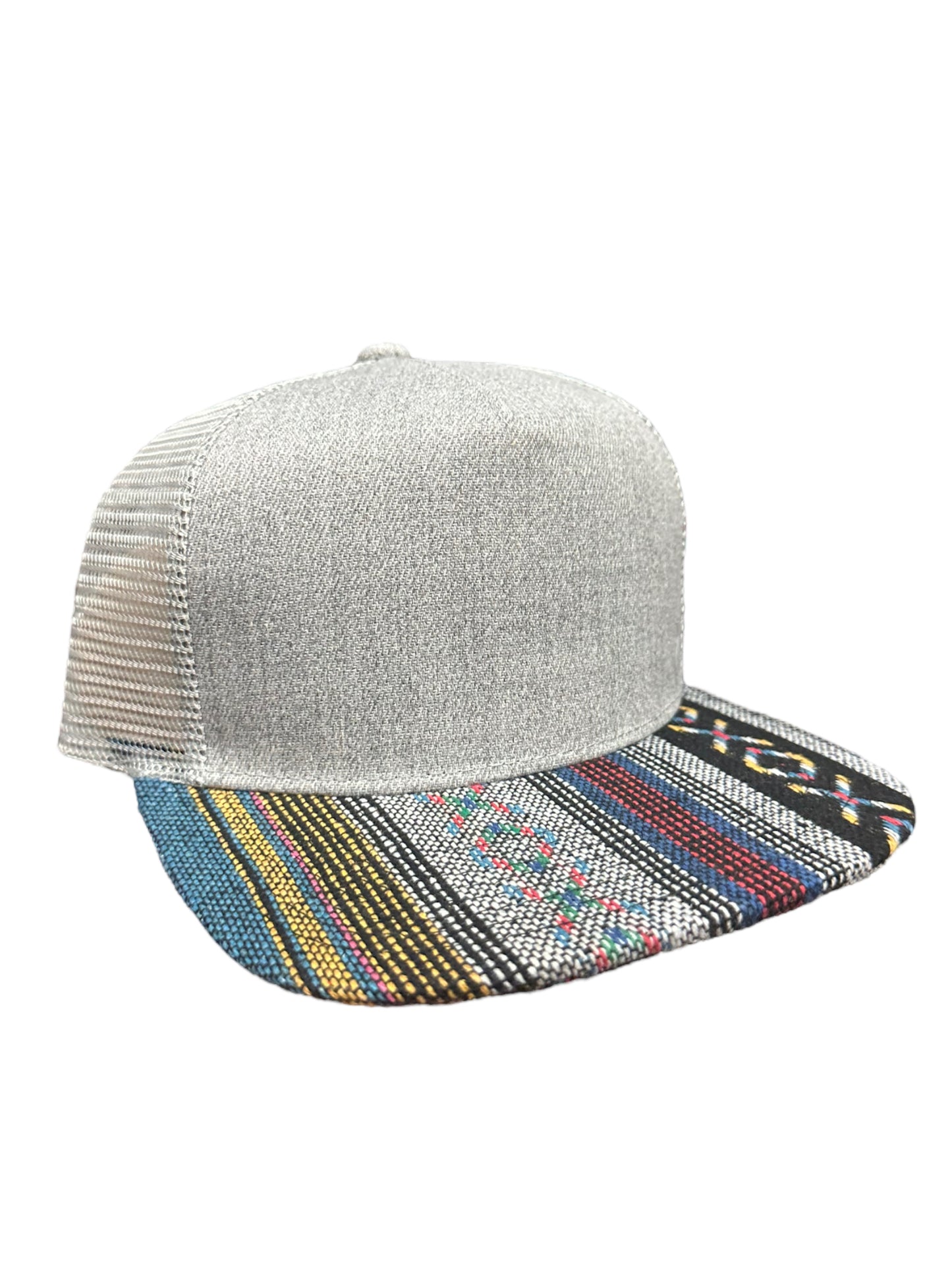 Serape brim grey crown SnapBack