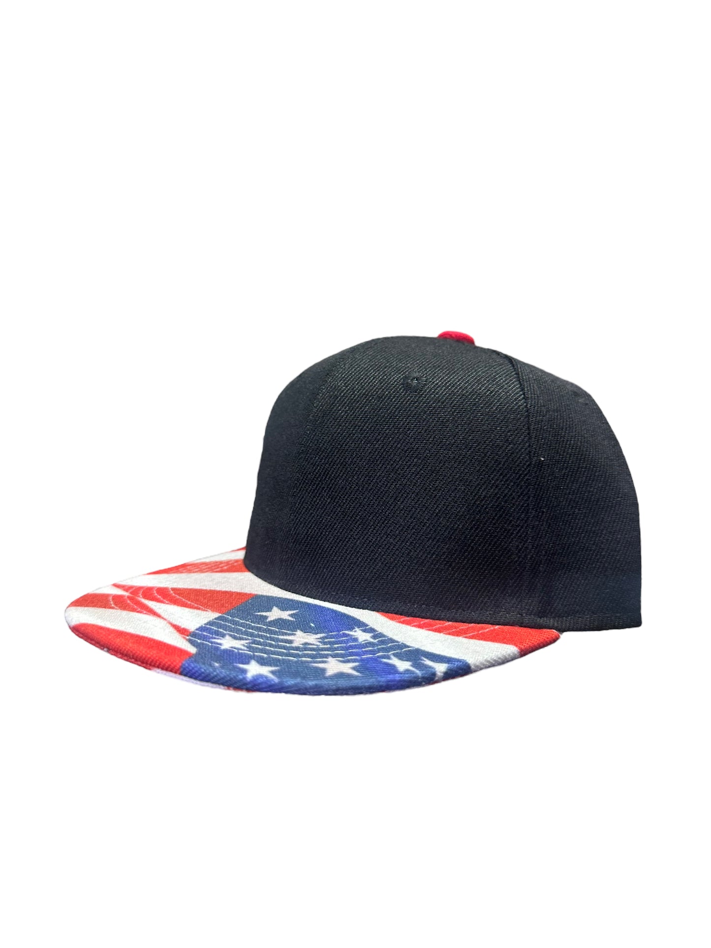 Baby hats-USA flag bill black crown SnapBack