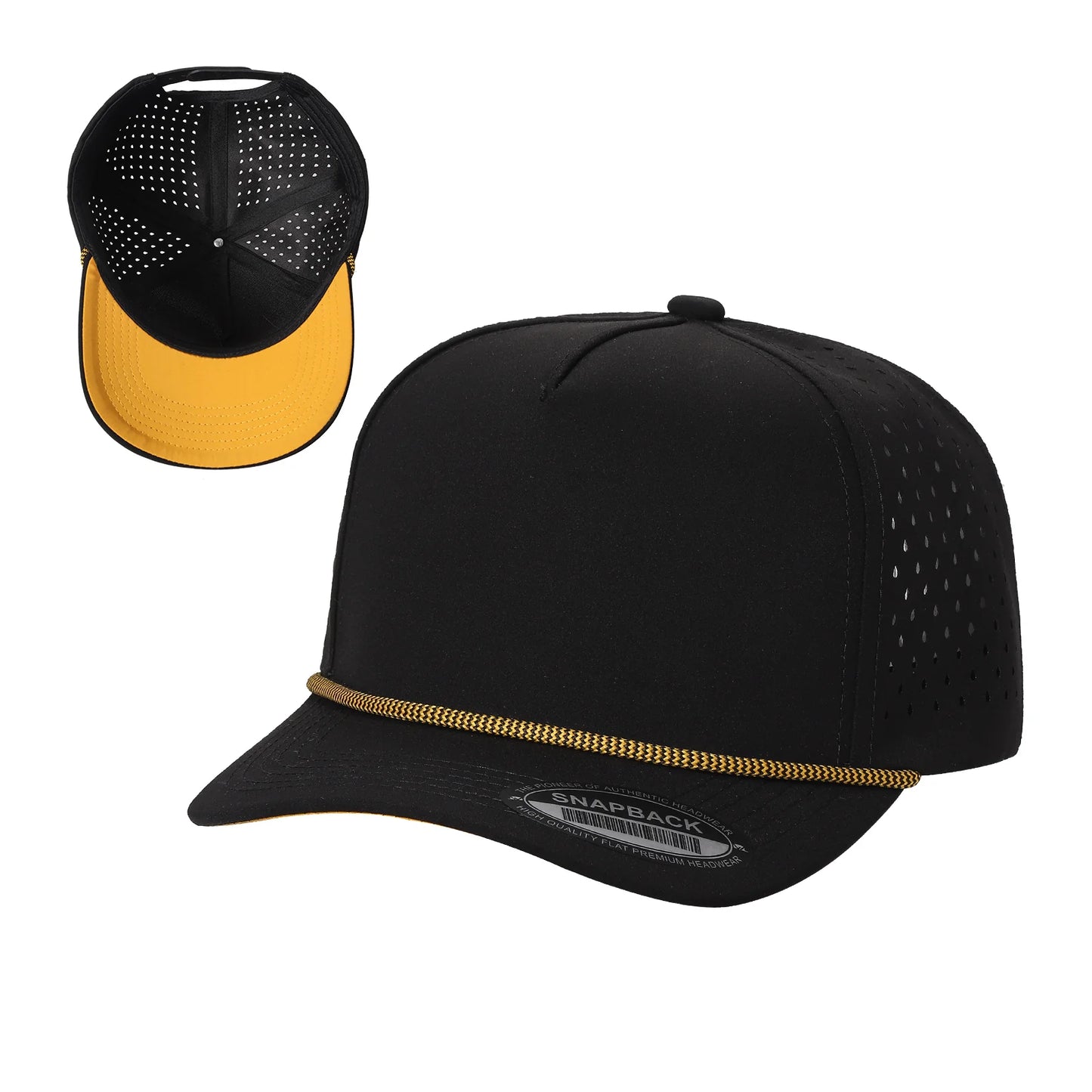 Two Tone under brim roped hats