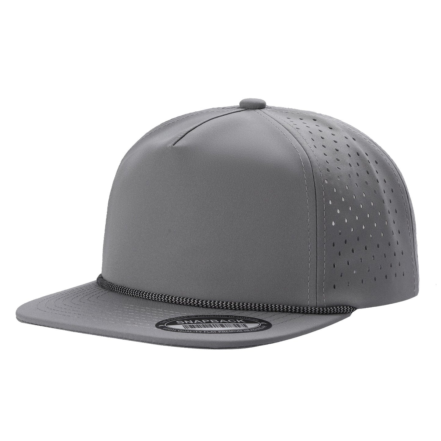 Unstructured roped snapbacks weatherproof