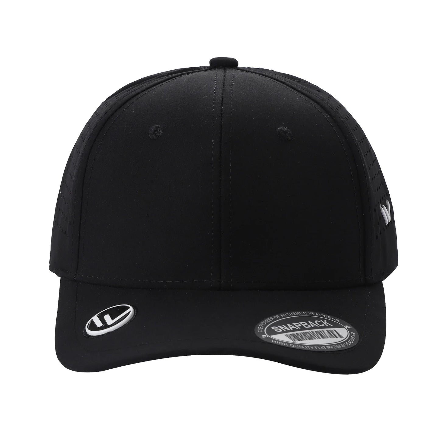 Waterproof Laser-Vented Golf Cap with magnetic Ball Marker on Bill