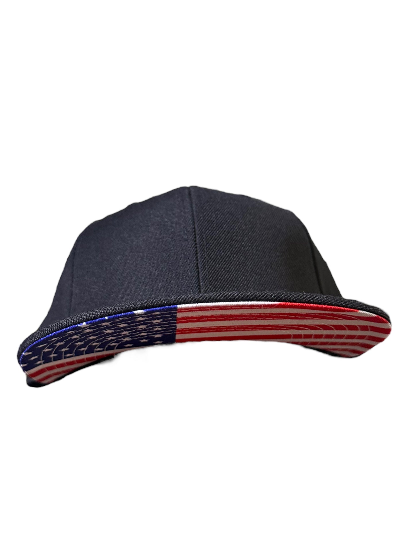 USA flag underbrim black SnapBack 1 dozen