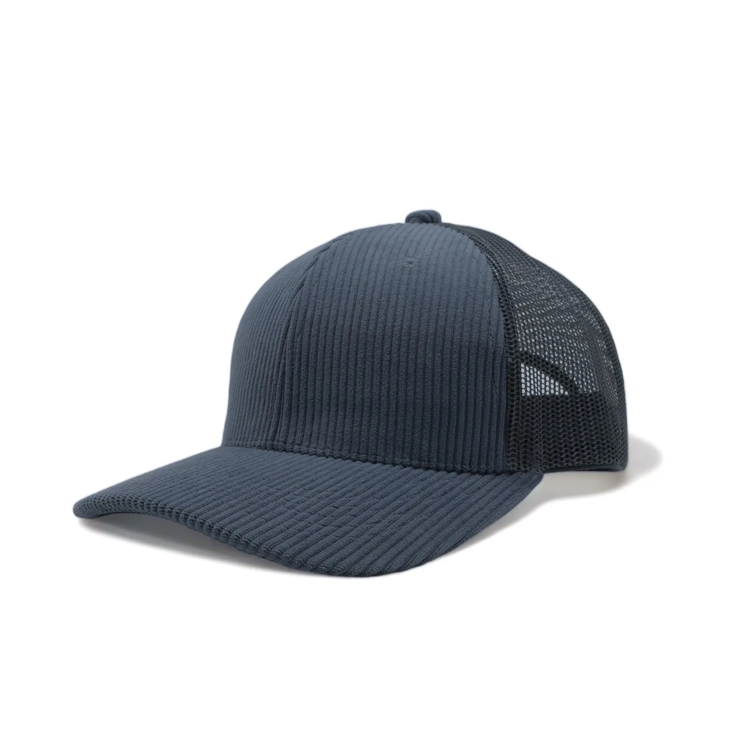 Plain Corduroy Pattern Mesh Hat