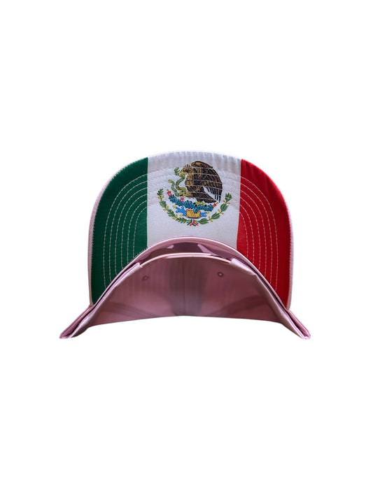 Pink with Mexico flag