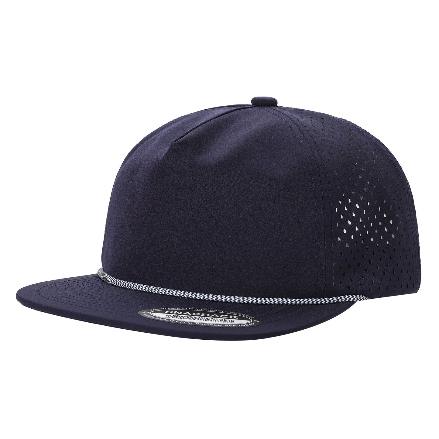 Unstructured roped snapbacks weatherproof