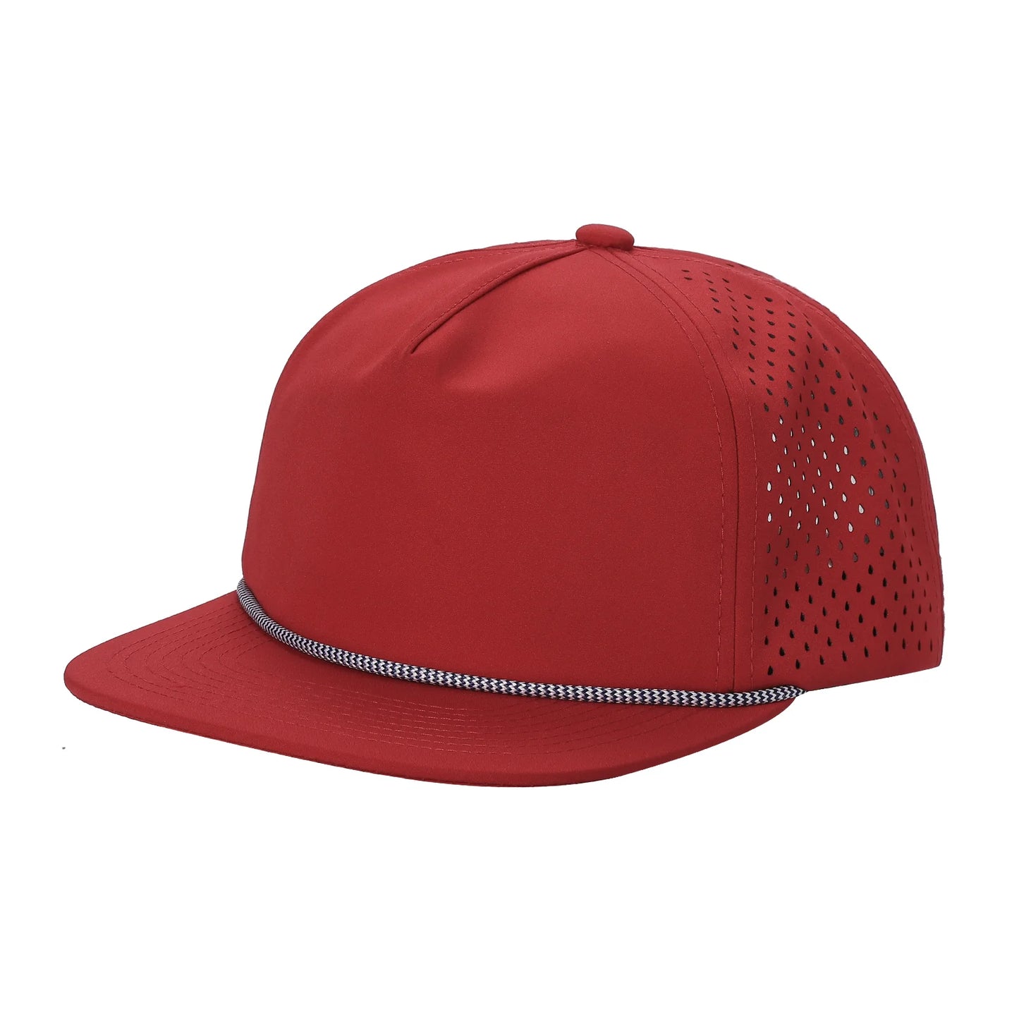 Unstructured roped snapbacks weatherproof