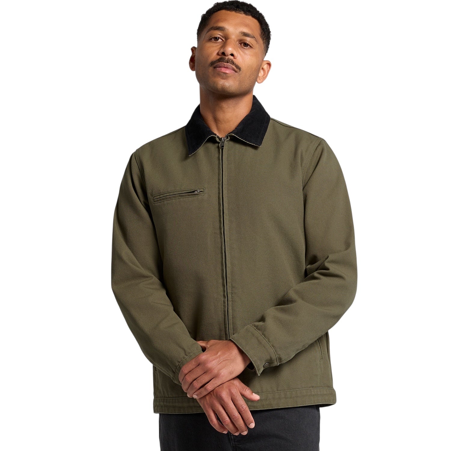 Canvas Cord Collar Jacket