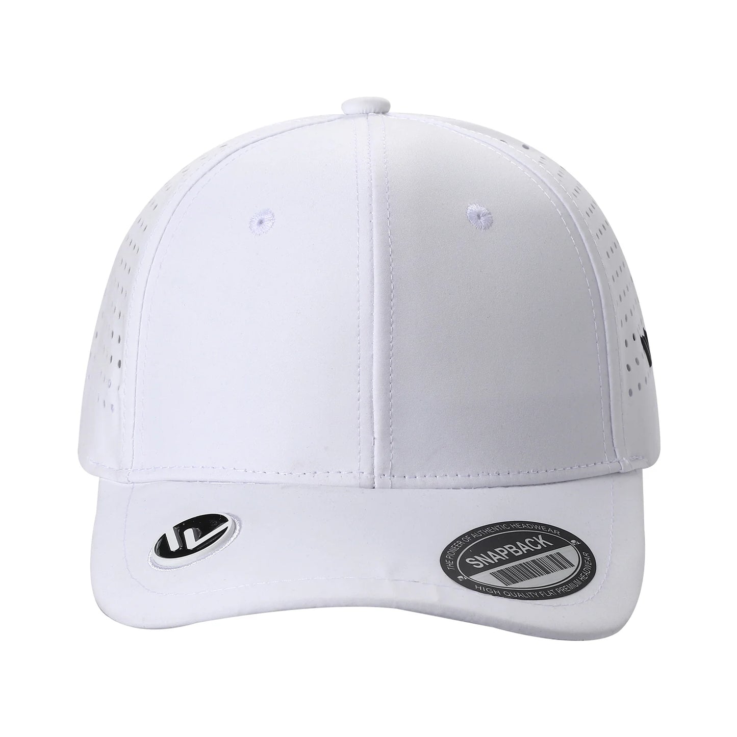 Waterproof Laser-Vented Golf Cap with magnetic Ball Marker on Bill