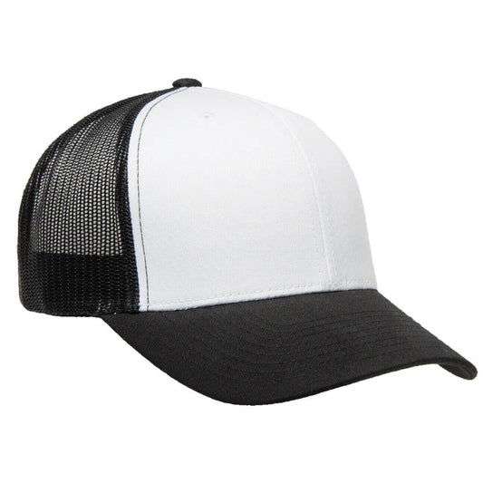 white front black mesh snapbacks