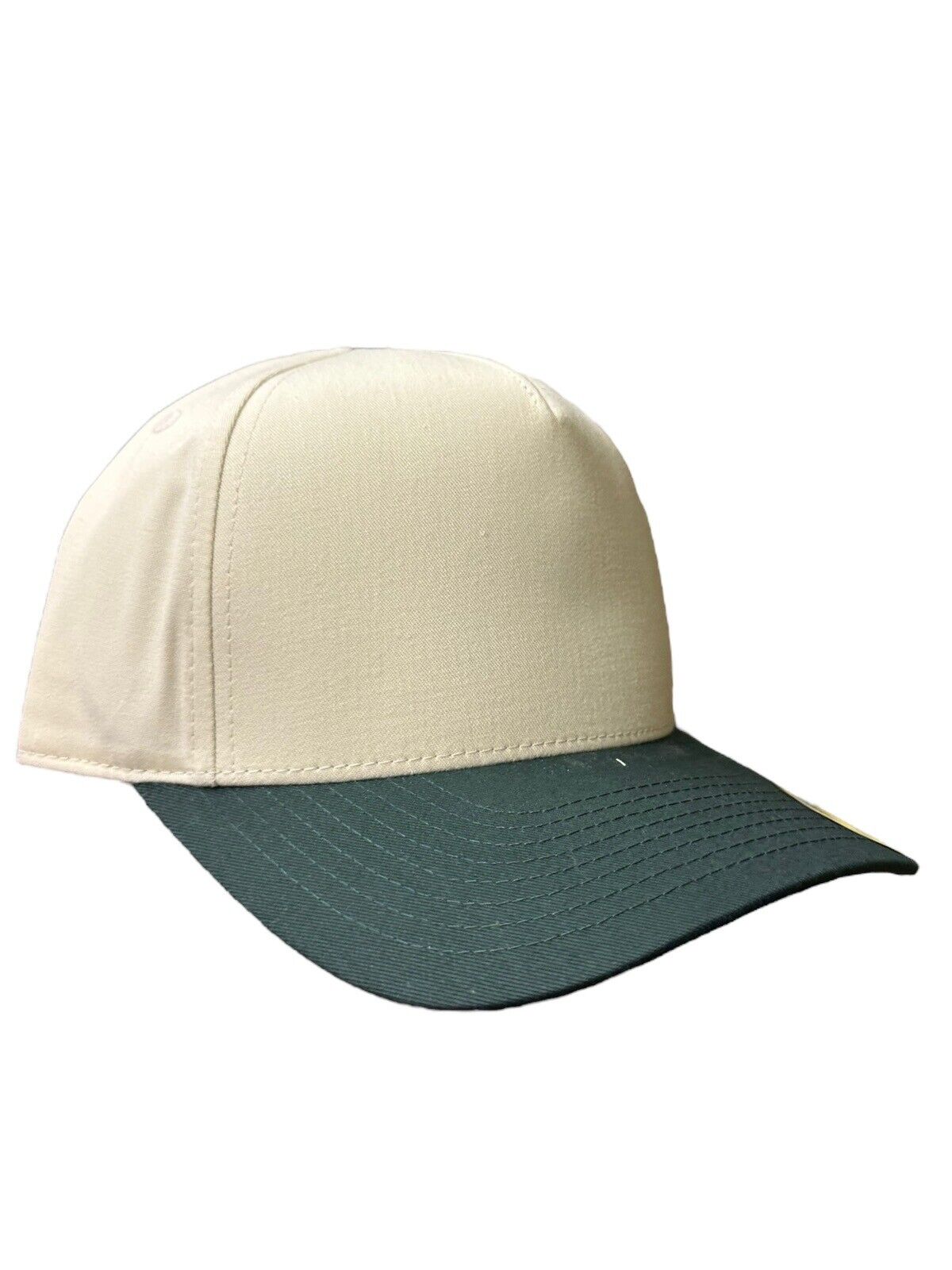 Cream and Spruce A-Frame snapback